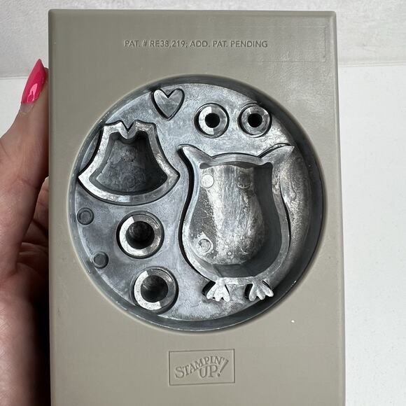 Stampin Up Owl Paper Punch Builder Scrapbook Cards Making Retired XL - Picture 5 of 6